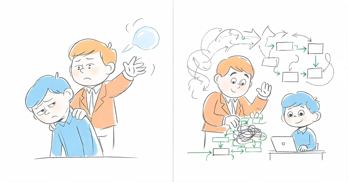 Répare le travail, pas les gens